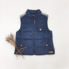 Load image into Gallery viewer, Love Henry Outerwear Boys Cooper Puffer Vest - Navy Cord
