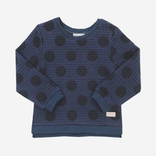 Load image into Gallery viewer, Love Henry Outerwear Girls Spot Sweater - Navy / Black
