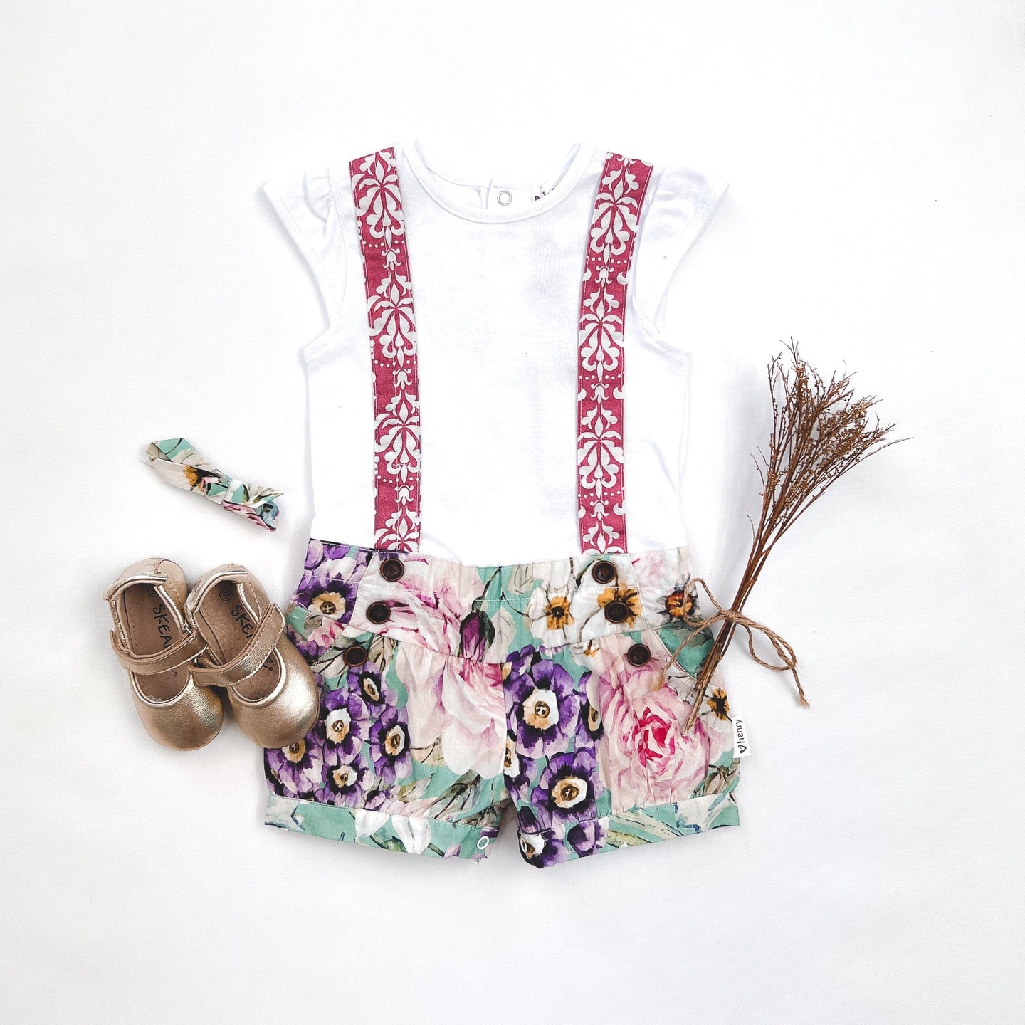 Love Henry Playsuits Baby Girls Lola Playsuit - Merry & Bright