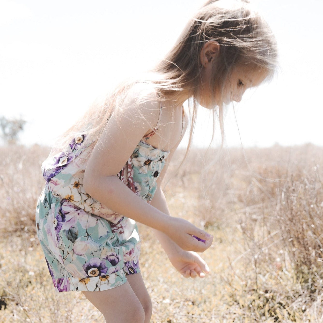 Love Henry Playsuits Girls Miranda Playsuit - Bright Floral
