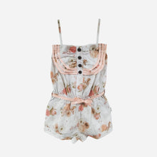 Load image into Gallery viewer, Love Henry Playsuits Girls Miranda Playsuit - Chestnut Floral
