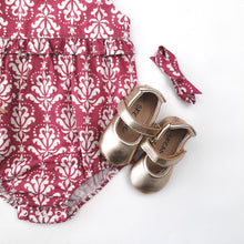 Load image into Gallery viewer, Love Henry Rompers Baby Girls Nora Playsuit - Fushia Damask
