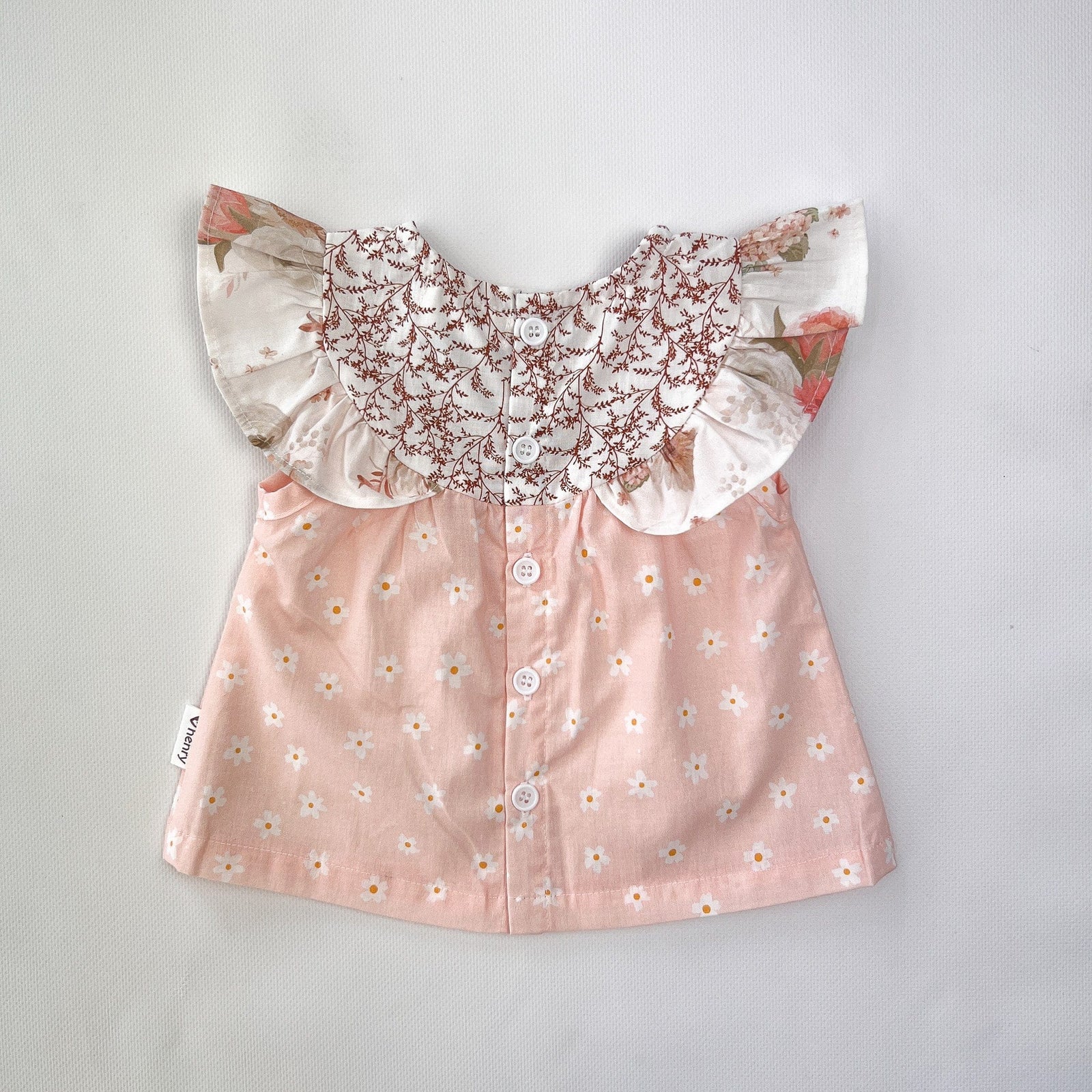 Love Henry Tops Baby Girls Tasmin Top - Sweet Chestnut