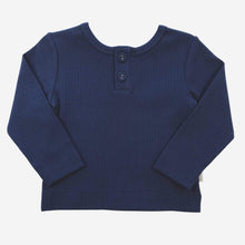 Load image into Gallery viewer, Love Henry Tops Basic Rib Top - Navy

